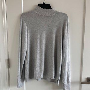 Lucky Brand Grey Mock Neck Sweater